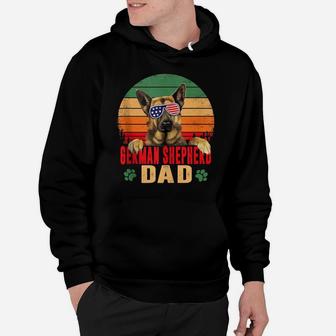 Mens Best German Shepherd Dad Father's Day Shirt Dog Lover Hoodie | Crazezy