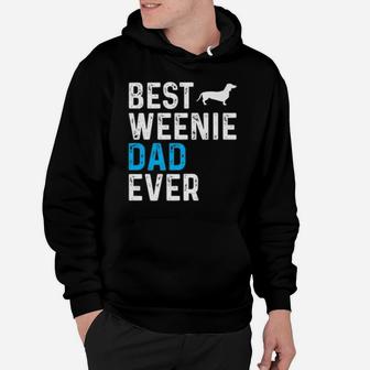 Mens Best Weenie Dad Ever Funny Dog Dad Pet Owner Vizsla Daddy Hoodie | Crazezy AU