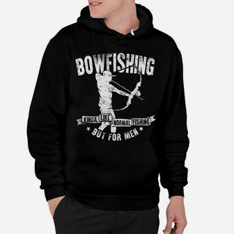 Mens Bowfishing, Bow Hunting For Fish Hoodie | Crazezy AU