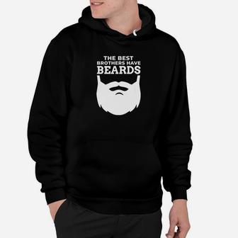 Mens Brother Funny Beard Saying Gift For Best Brother Hoodie - Thegiftio UK