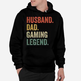 Mens Gamer Dad Funny Husband Dad Video Game Legend Father's Day Hoodie | Crazezy