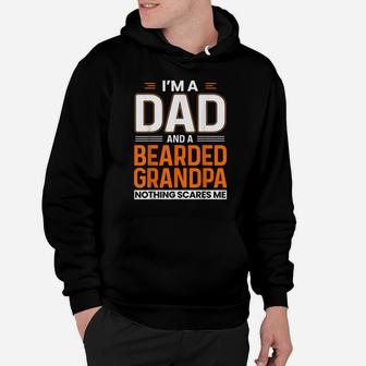 Mens I'm A Dad And A Bearded Grandpa Funny Beard Lover Father Hoodie | Crazezy