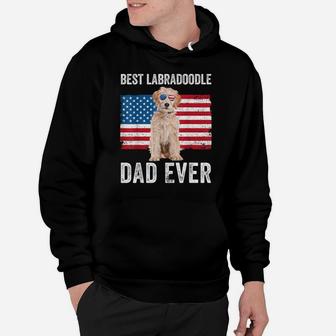 Mens Labradoodle Dad American Flag Labradoodle Dog Lover Owner Hoodie | Crazezy DE