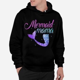 Mermaid Mom Mother's Day Tshirt Mermom Bridesmaid Party Gift Hoodie | Crazezy