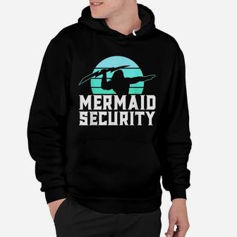 Mermaid Security Shirt Mens Boys Swim Team Gift Swimmer Hoodie | Crazezy AU