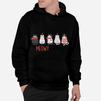 Merry Catmas Cat Christmas Tree Xmas Decorations Sweatshirt Hoodie | Crazezy DE