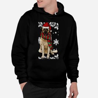 Merry Christmas Ornament Anatolian Shepherd Dog Xmas Santa Hoodie | Crazezy UK