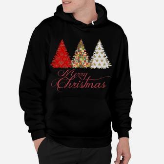Merry Christmas Trees With Christmas Tree Patterns Hoodie | Crazezy UK