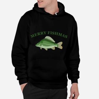 Merry Fishmas Fishing Christmas Fish Funny Gift Hoodie | Crazezy AU