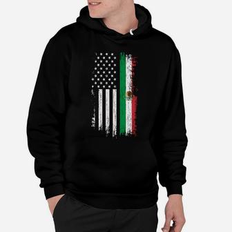 Mexico Usa Grown Roots - Mexican American Flag Hoodie | Crazezy DE
