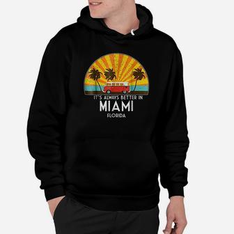 Miami Florida Souvenir Miami Gift Hoodie - Thegiftio UK