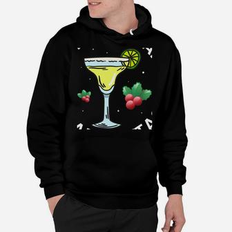 Mistletoes And Margaritas Xmas Gift Women Christmas Drinking Sweatshirt Hoodie | Crazezy CA