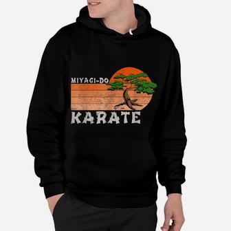 Miyagi-Do Karate Funny Vintage Karate Bonsai Tree Hoodie | Crazezy