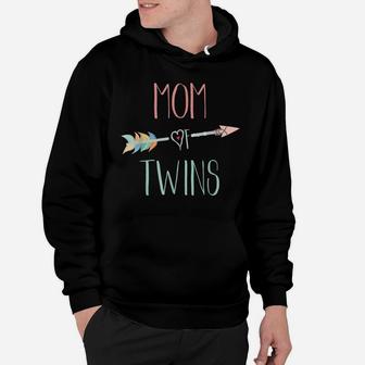 Mom Of Twins Mother's Day Gift Hoodie | Crazezy AU