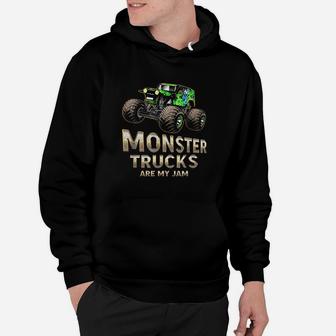 Monster Trucks Are My Jam Hoodie - Thegiftio UK