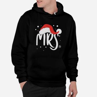 Mr Mrs Wedding Christmas Ugly Santa Ha Hoodie - Thegiftio UK