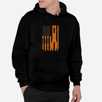 Ms Awareness Gift For Men Women Ms Ribbon And Flag Hoodie | Crazezy UK