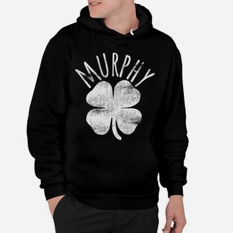 Murphy Irish Clover St Patrick's Day Matching Family Gift Hoodie | Crazezy