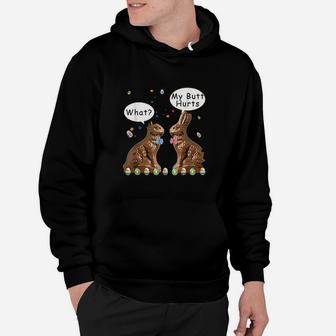 My But Hurts Chocolate Bunny Easter Funny Hoodie | Crazezy UK