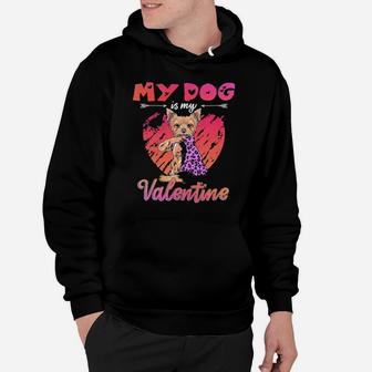 My Dogs Is My I Love Mom Valentine Hoodie - Monsterry