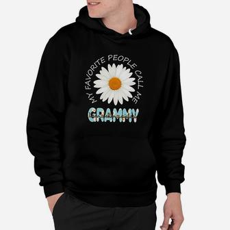 My Favorite People Call Me Grammy Daisy Mom Gift Hoodie - Seseable