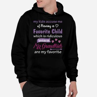 My Grandkids Are My Favorite Funny Tees For Grandma Mother's Hoodie | Crazezy
