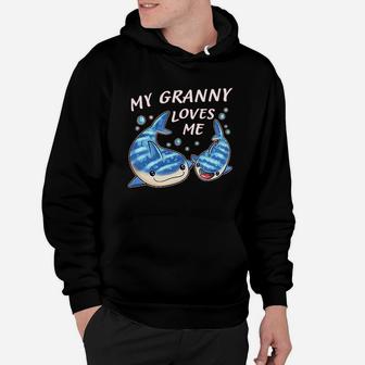 My Granny Loves Me Whale Shark Hoodie | Crazezy