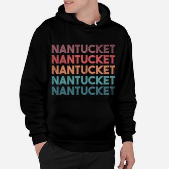Nantucket Vintage Style Retro Color Hoodie | Crazezy CA
