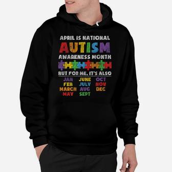 National Autism Awerness Month Autistic Kids Awareness Gift Hoodie | Crazezy
