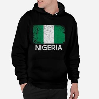 Nigerian Flag | Vintage Made In Nigeria Gift Hoodie | Crazezy