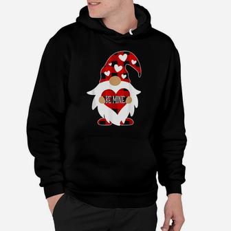 Nn Heart Gnome Plaid Costume Valentines Day Couple Hoodie - Monsterry UK