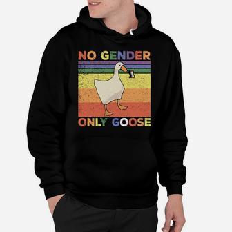 No Gender Only Goose Lgbt Hoodie - Monsterry