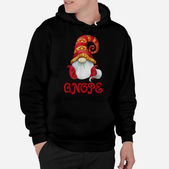 Nordic Gnome Christmas Gnope - Garden Gnome Merry Christmas Hoodie | Crazezy