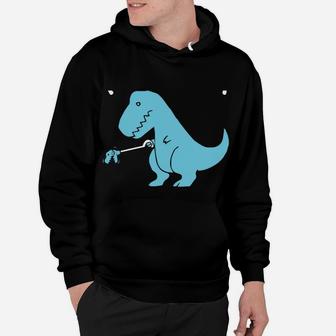 Now I'm Unstoppable - Funny T-Rex Dinosaur Hoodie | Crazezy UK