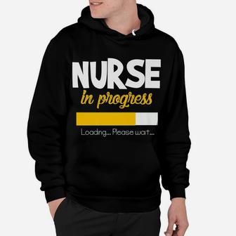Nurse In Progress Funny Nursing Student School Gift Hoodie | Crazezy