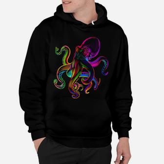 Octopus Funny Design Oktopus Squid Krakens Hoodie | Crazezy