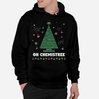 Oh Chemistree Periodic Table Chemistry Christmas Tree Hoodie | Crazezy UK