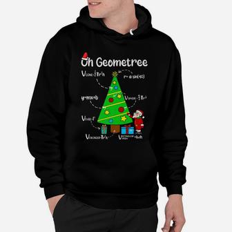 Oh Geometree Geometry Funny Maths Christmas Tree Hoodie | Crazezy DE