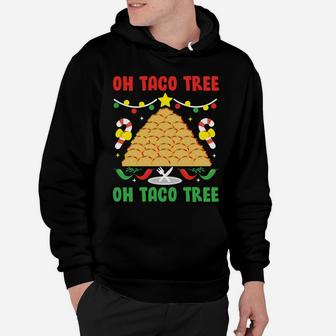 Oh Taco Tree Mexican Food Taco Lover Christmas Gift Hoodie | Crazezy