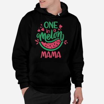 One In A Melon Mama Summer Fruit Watermelon Theme Kids Party Hoodie | Crazezy AU