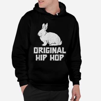 Original Hip Hop Bunny Easter Day Vintage Hoodie | Crazezy CA