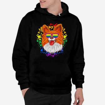 Papillon Dog Lgbt Rights Gay Pride Awareness Month Hoodie - Monsterry DE