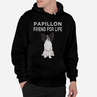 Papillon Friend For Life Dog Friendship Hoodie | Crazezy UK