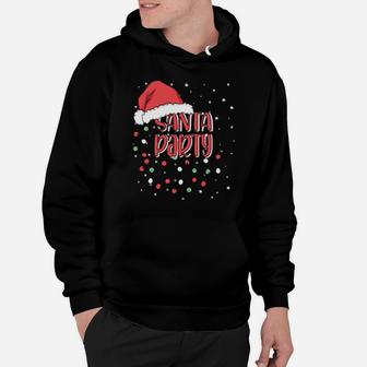 Party Santa Claus Family Matching Pajama Hoodie - Monsterry