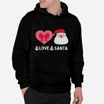 Peace Love Christmas Santa Women Men Kid Cute Holiday Sweatshirt Hoodie | Crazezy DE