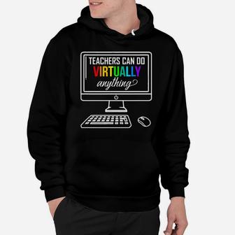 Personal Computer Teachers Can Do Virtually Anything Lgbt Hoodie - Monsterry UK