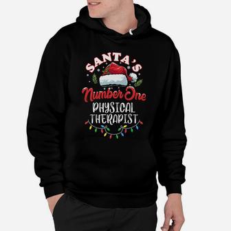 Physical Therapy Christmas Gift Santas Physical Therapist Hoodie | Crazezy DE