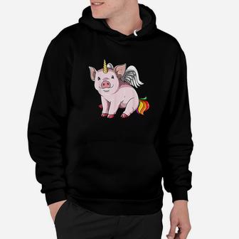 Piggycorn Pig Unicorn Pig Lovers Hoodie | Crazezy