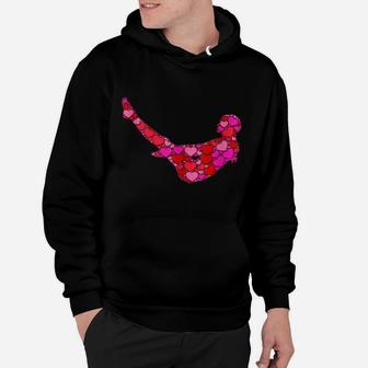 Pink Red Heart Valentines Day Gift For Women Girls - Pilates Hoodie | Crazezy