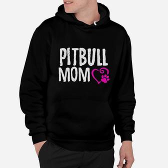 Pitbull Mom Hoodie | Crazezy